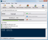 Vemail Voice Email Software for Windows screenshot